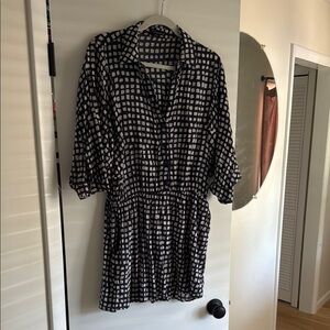 Forever 21 Blue and White Mini Dress